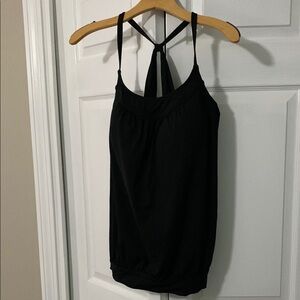 Lands' End Black top Swimwear